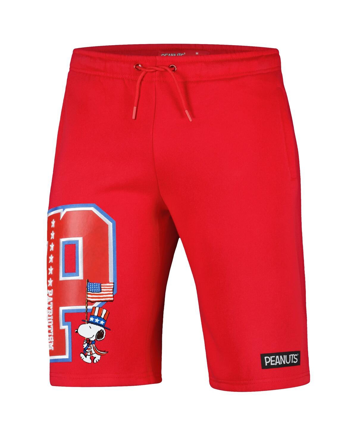 Shop Freeze Max Men's  Red Peanuts Snoopy Patriotism Shorts