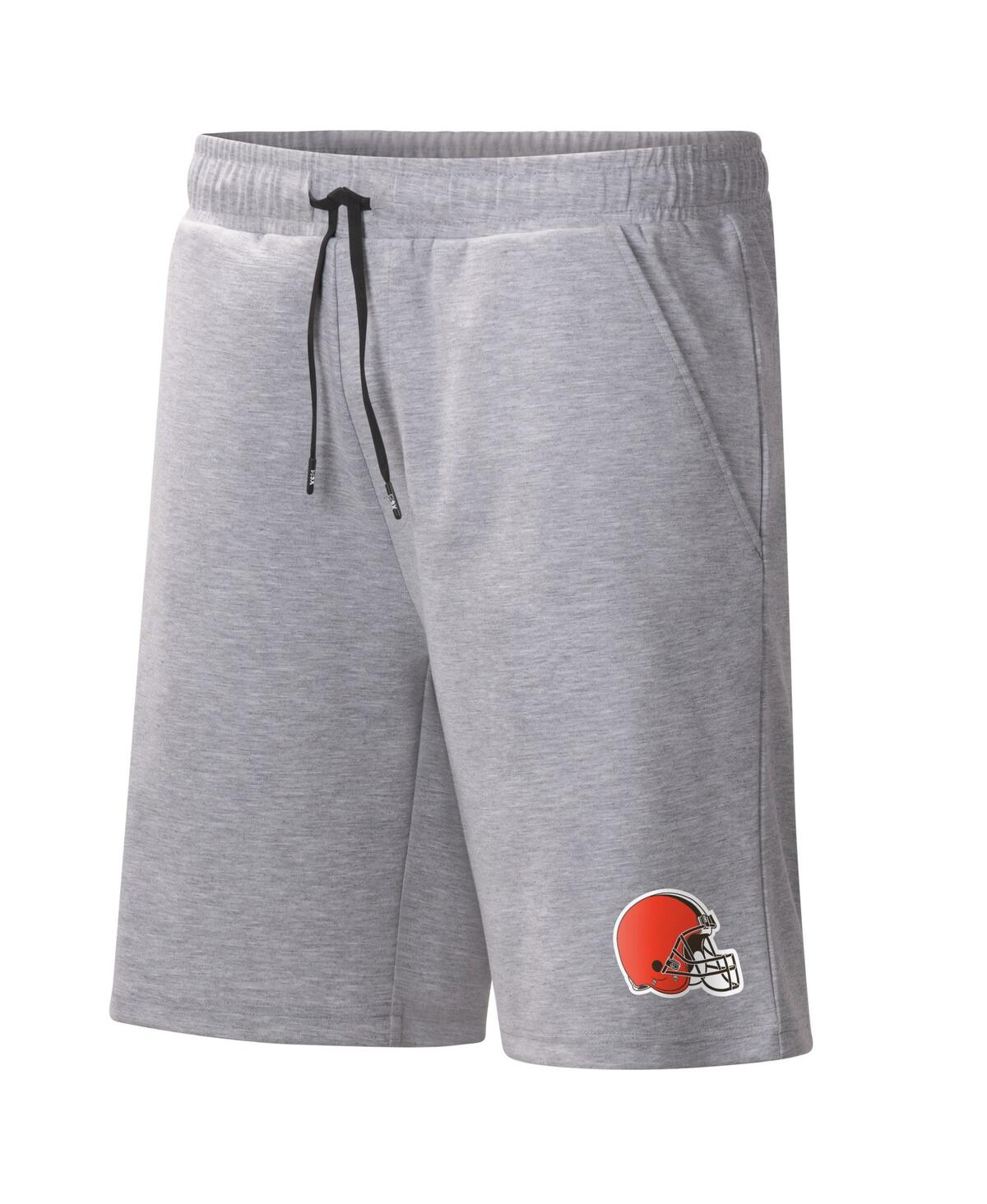 Shop Msx By Michael Strahan Men's  Heather Gray Cleveland Browns Trainer Shorts