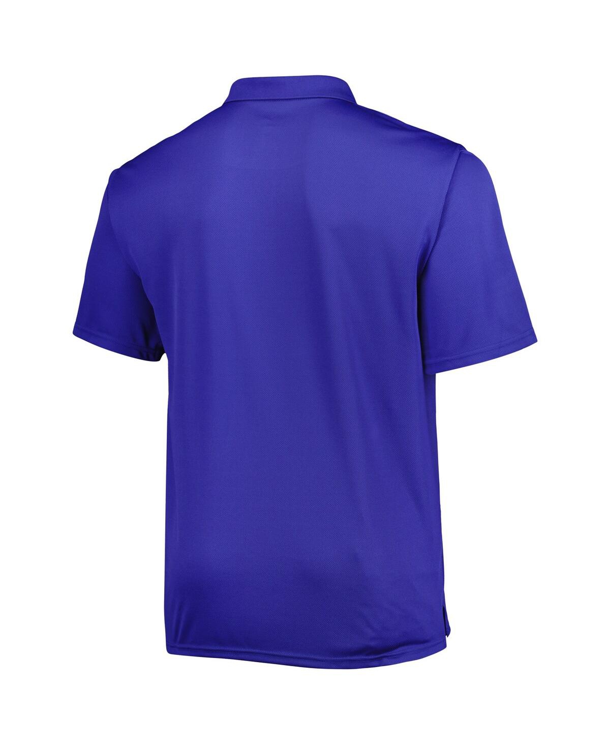 Shop Fanatics Men's Royal Los Angeles Rams Big And Tall Birdseye Polo Shirt