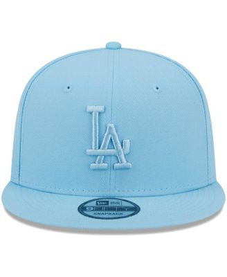 New Era Men's Light Blue Los Angeles Dodgers Spring Color Basic 9FIFTY Snapback Hat