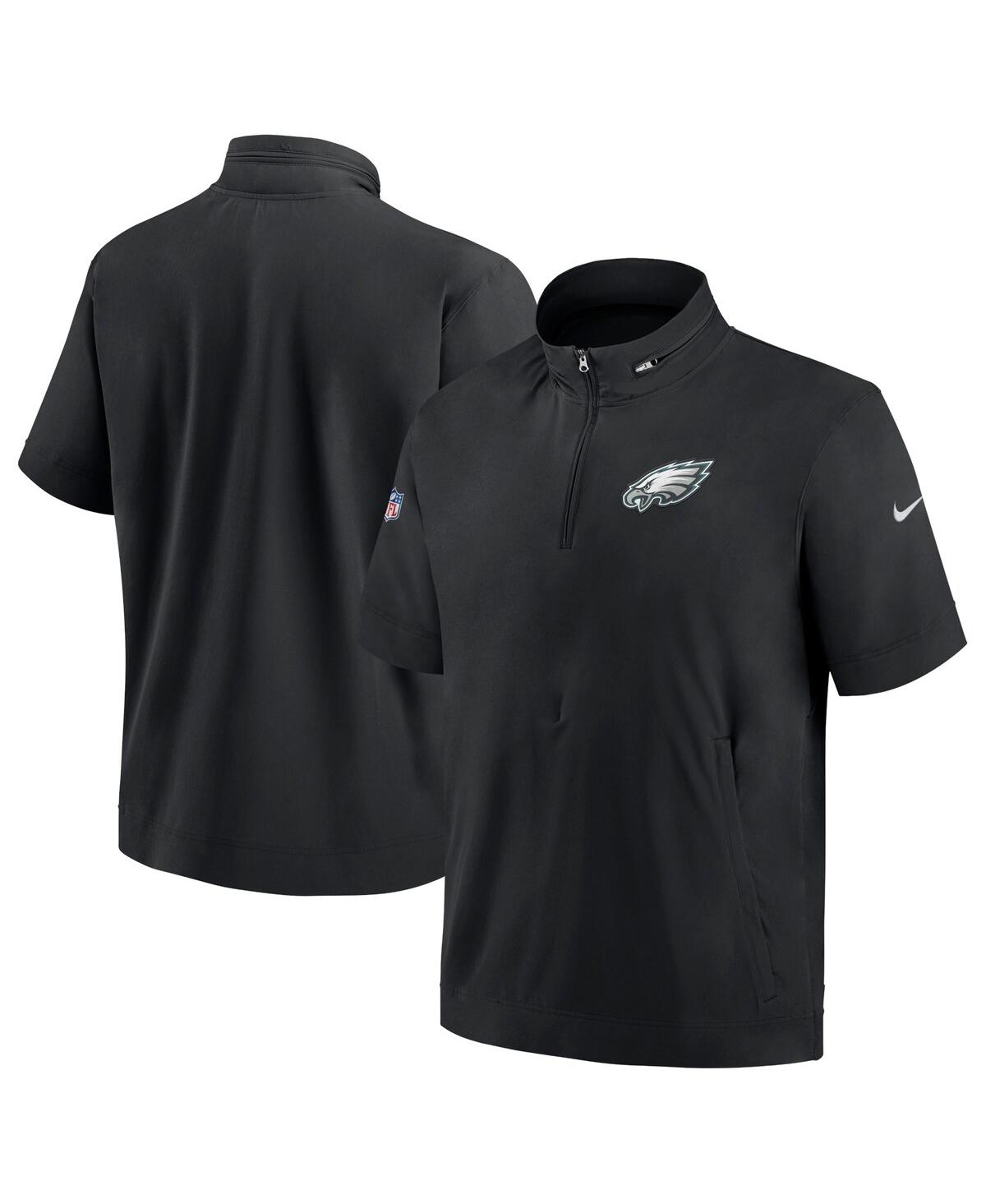 Nike / Men's Detroit Lions Sideline Coaches Short Sleeve Grey Jacket