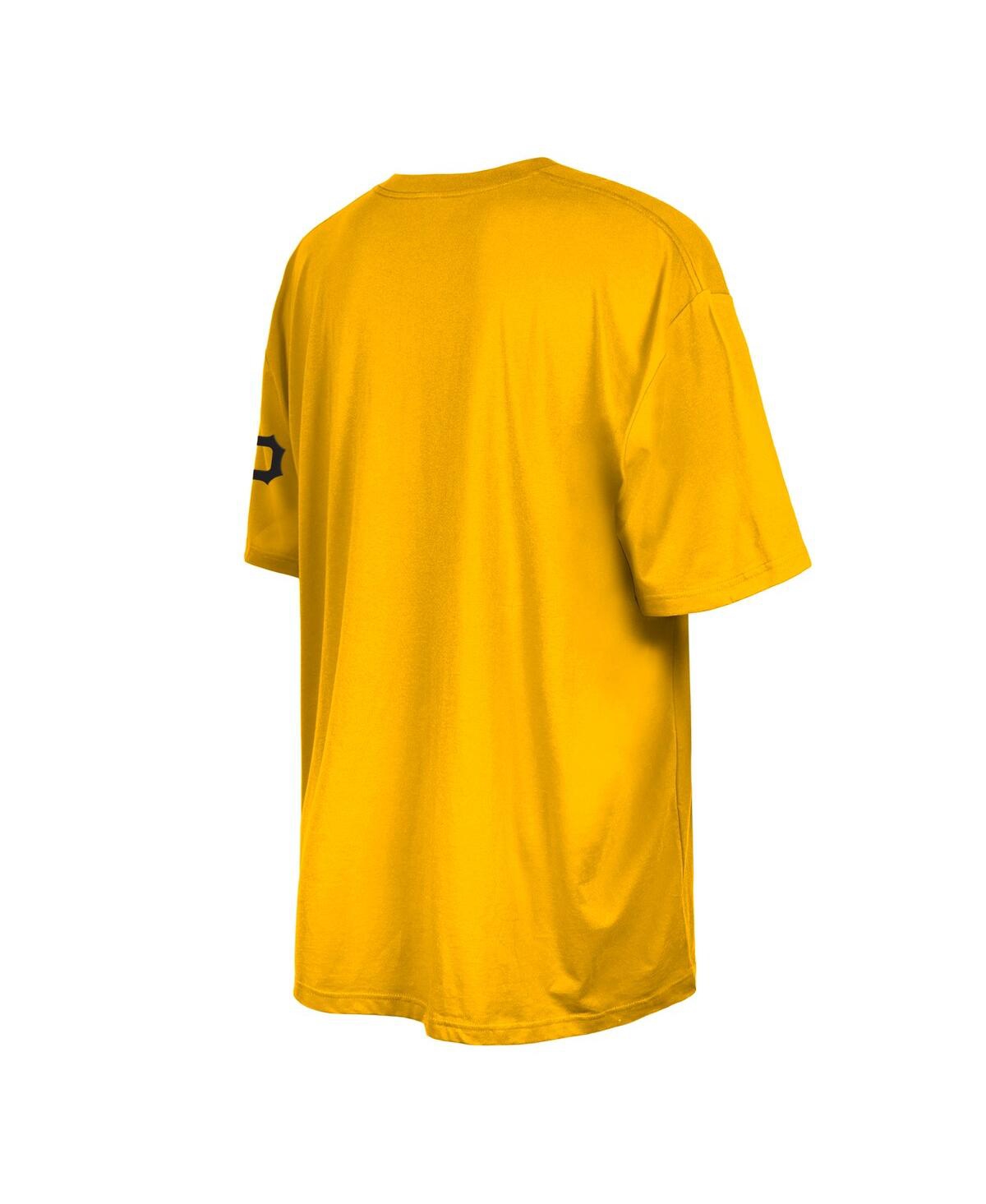 Men's New Era Gold Pittsburgh Pirates 2023 City Connect Big and Tall T-Shirt
