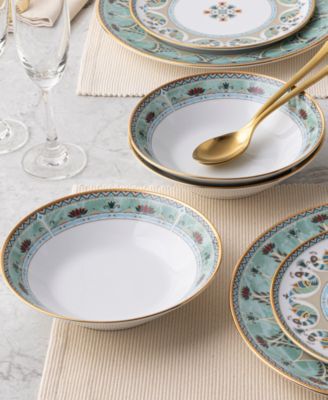 Serene Garden Set of 4 Soup Bowls, 7", 20 oz.