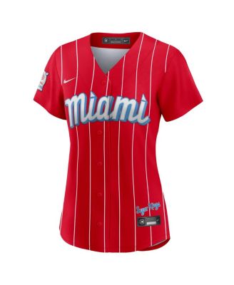 Women's Nike Red Miami Marlins City Connect Replica Team Jersey