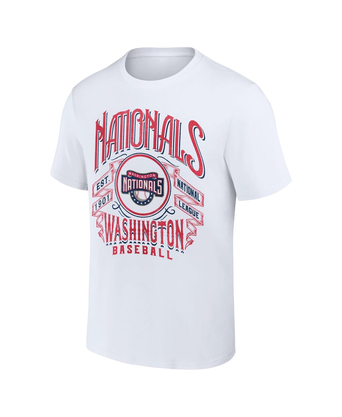 Shop Fanatics Men's Darius Rucker Collection By  White Washington Nationals Distressed Rock T-shirt