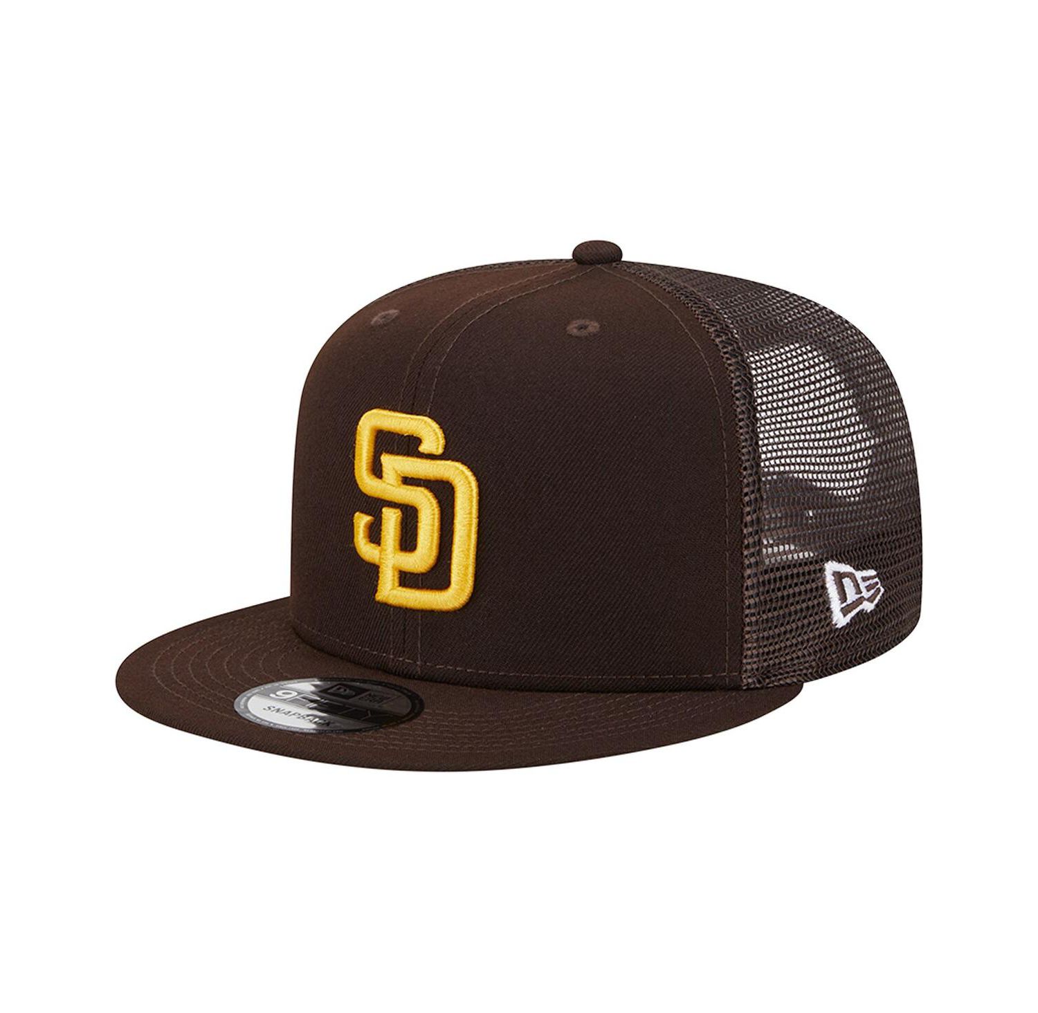 Men's Brown San Diego Padres Team Color Trucker 9FIFTY Snapback Hat