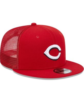 Men's Red Cincinnati Reds Team Color Trucker 9FIFTY Snapback Hat