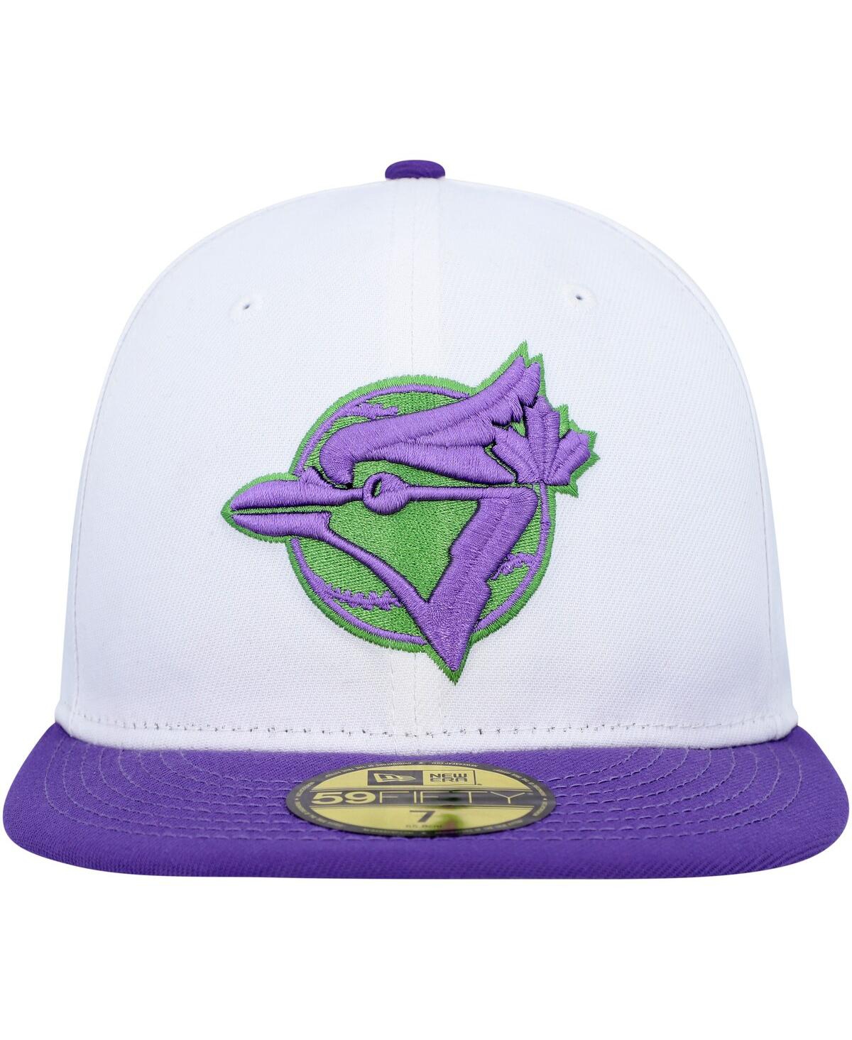 Men's New EraToronto Blue Jays 1993 World Series Side Patch 59FIFTY Fitted Hat - White