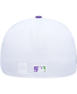 Men's White San Diego Padres 50th Anniversary Side Patch 59FIFTY Fitted Hat