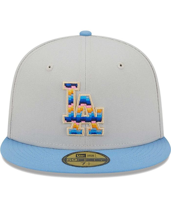 New Era Men's Natural Los Angeles Dodgers Beach Front 59FIFTY Fitted