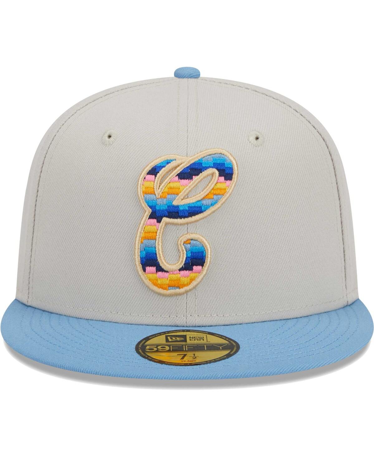 Men's New EraChicago White Sox Beach Front 59FIFTY Fitted Hat - Natural