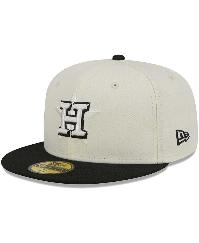 Men's New Era Black Houston Astros Jersey 59FIFTY Fitted Hat