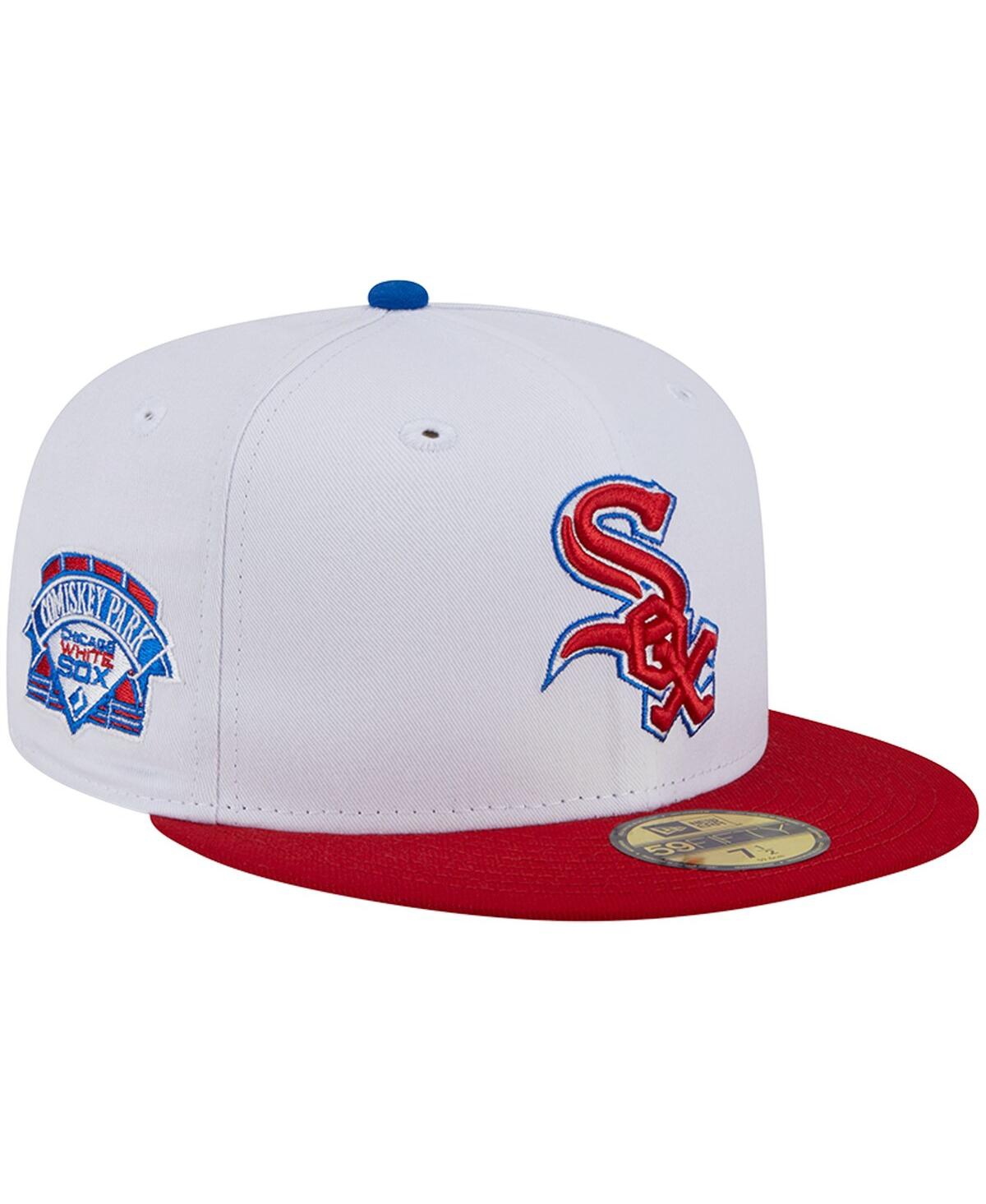 Men's New Era Red Chicago White Sox Undervisor 59FIFTY Fitted Hat - Red