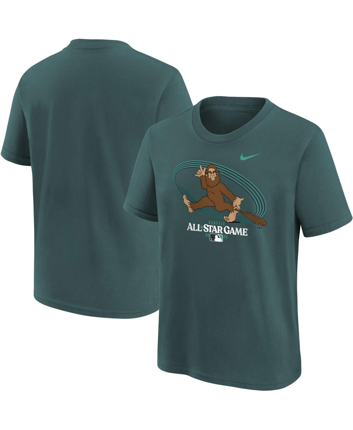 Outerstuff Kids' Big Boys Aqua 2023 Mlb All-star Game Bigfoot T-shirt