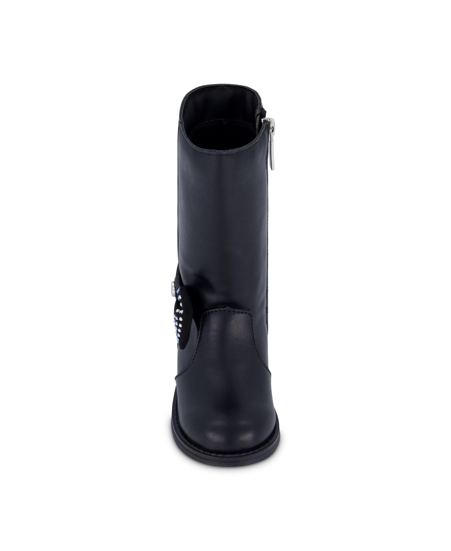 Ботинки Jessica Simpson Evie Bow Tall Boots для девочек-малышей, цвет: Чёрный — фото 6