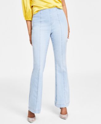 I.N.C. International Concepts - Women's High Rise Flared Pull-On Jeans