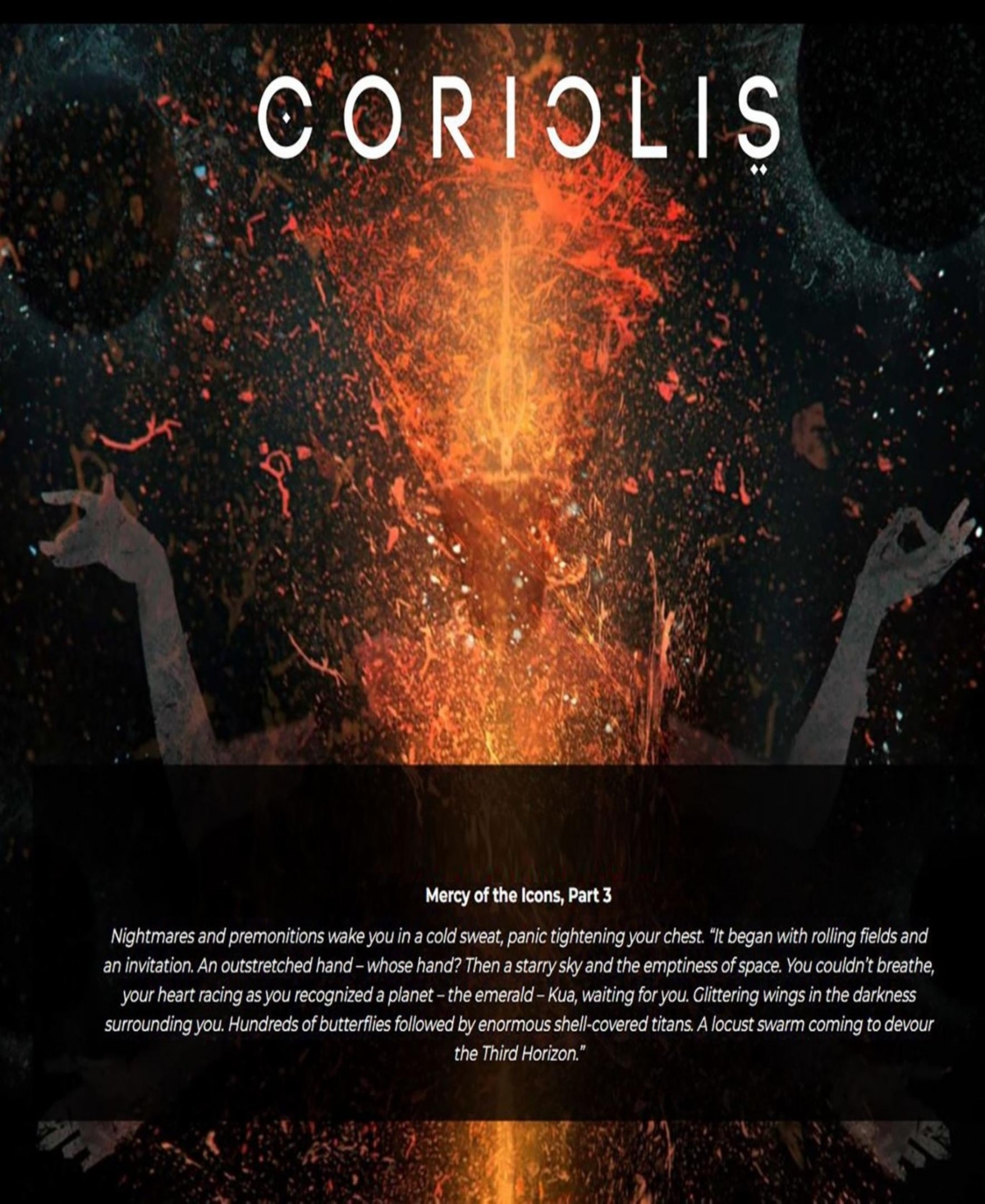 Free League Publishing Coriolis Wake of The Icons Rpg Book