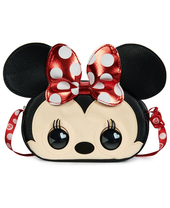 Coach Boxed Minnie Mouse ID Leather Case Black