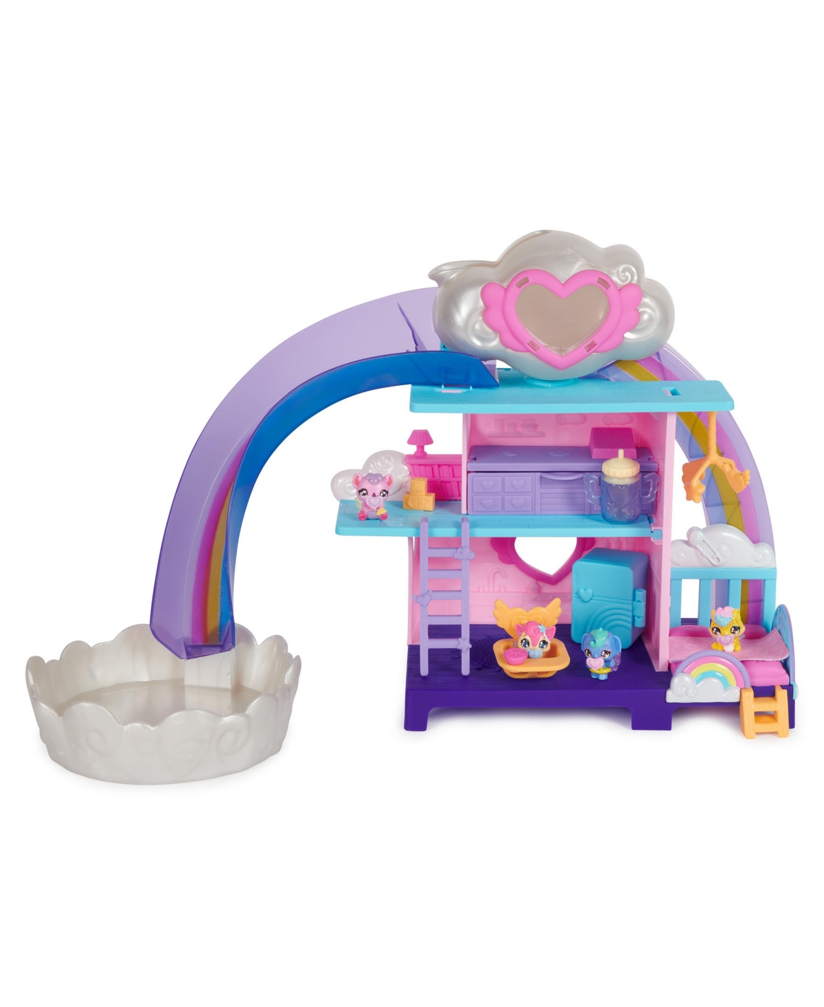 Hatchimals Alive Hatchi-nursery Playset With 4 Mini Figures In Self-hatching Eggs In Multi-color