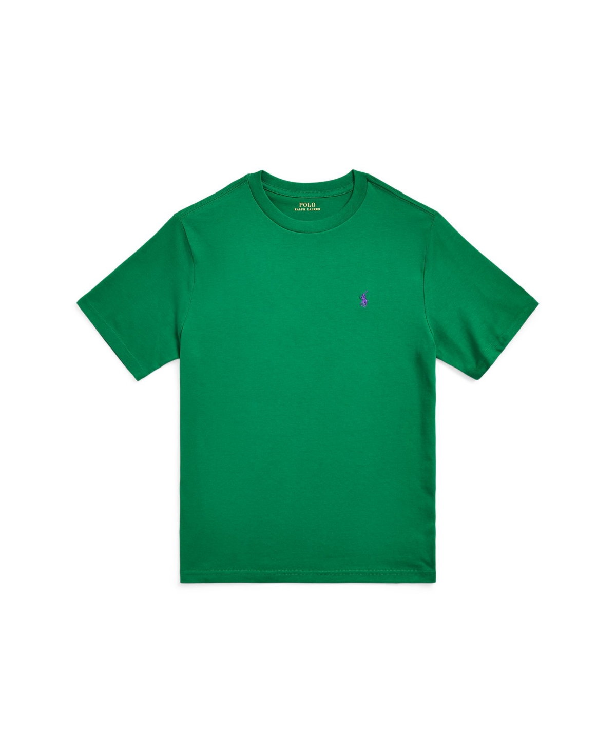 Polo Ralph Lauren Big Boys Cotton Jersey Crewneck T-shirt In Athletic Green