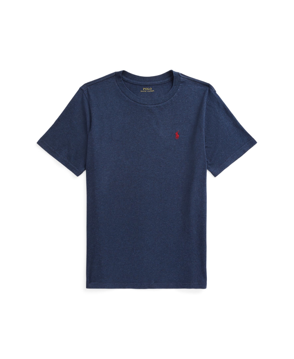 Polo Ralph Lauren Teen Embroidered Logo T-shirt In Spring Navy Heather