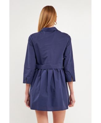 Women's Shirt Mini Dress