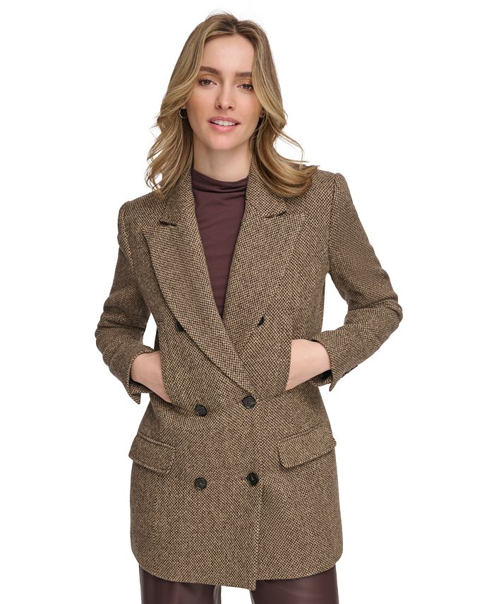 Calvin klein shop double breasted blazer