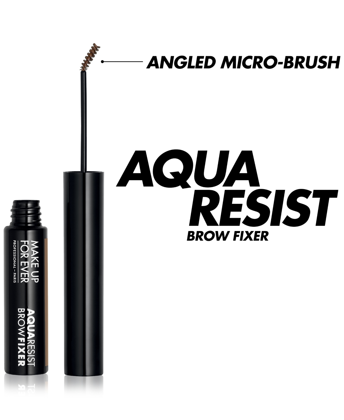 Make Up For Ever Aqua Resist Brow Fixer Waterproof Tinted Eyebrow Gel In 20