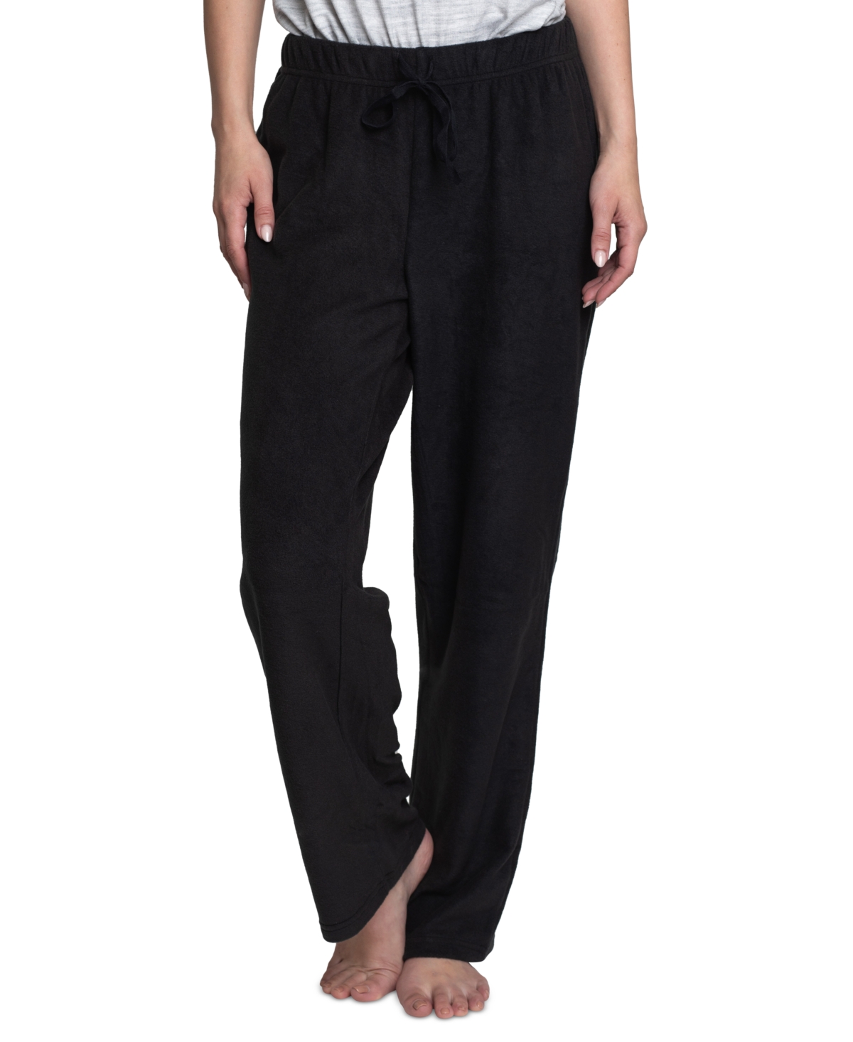 Women's 2-Pk. Stretch Fleece Lounge Pajama Pants - Bias Plaid