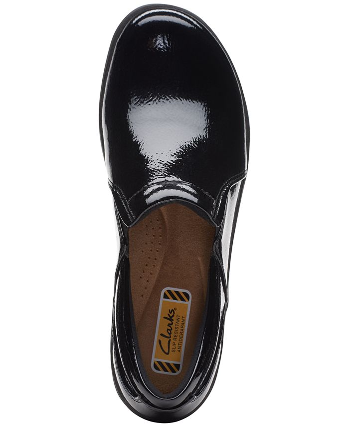 Clarks slip store resistant shoes