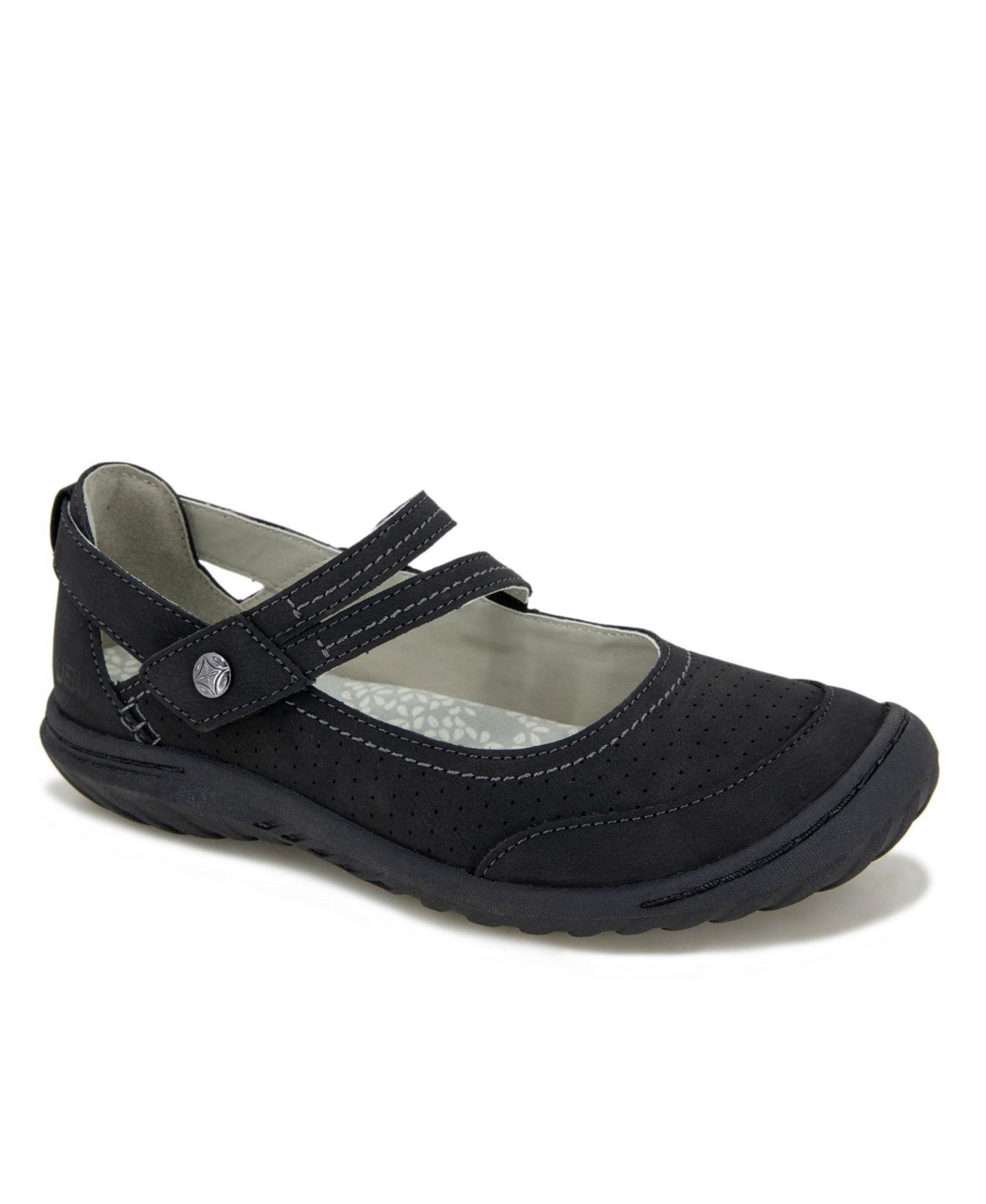 Обувь JBU Women's Fawn Casual Flat Mary Jane Shoe, цвет: Чёрный — фото 1