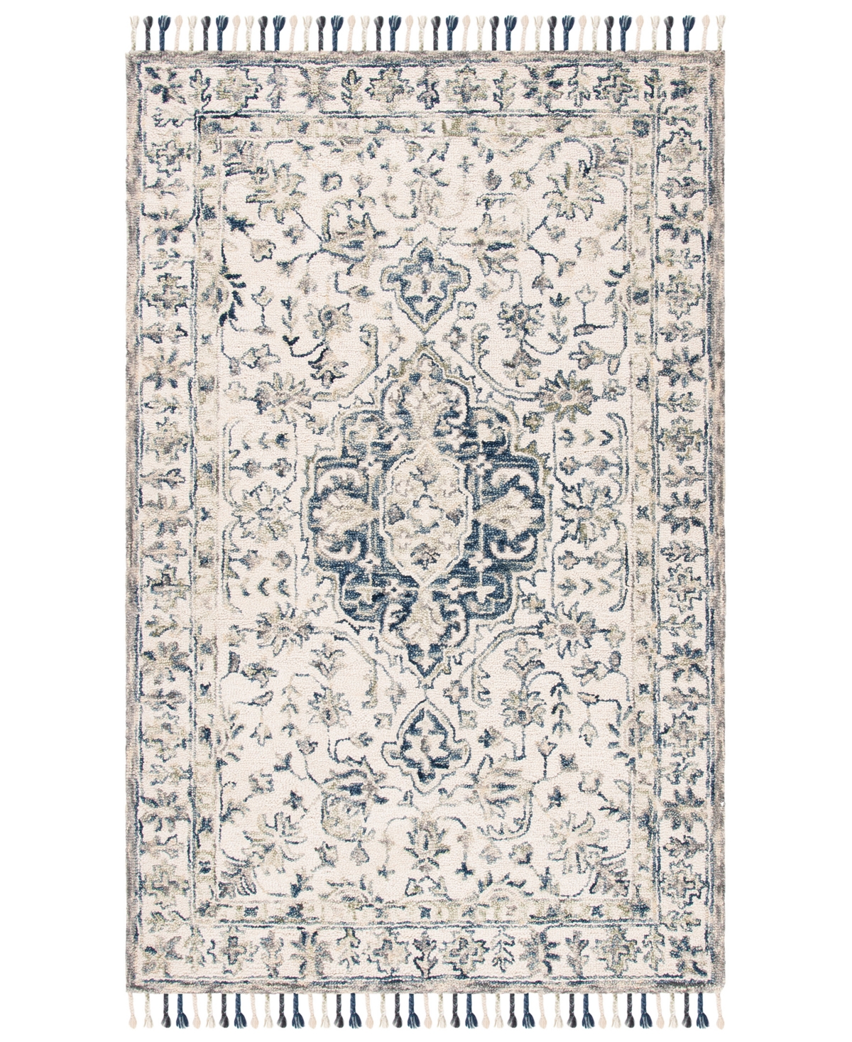 Safavieh Aurora APN125 8' x 10' Area Rug - Ivory, Blue