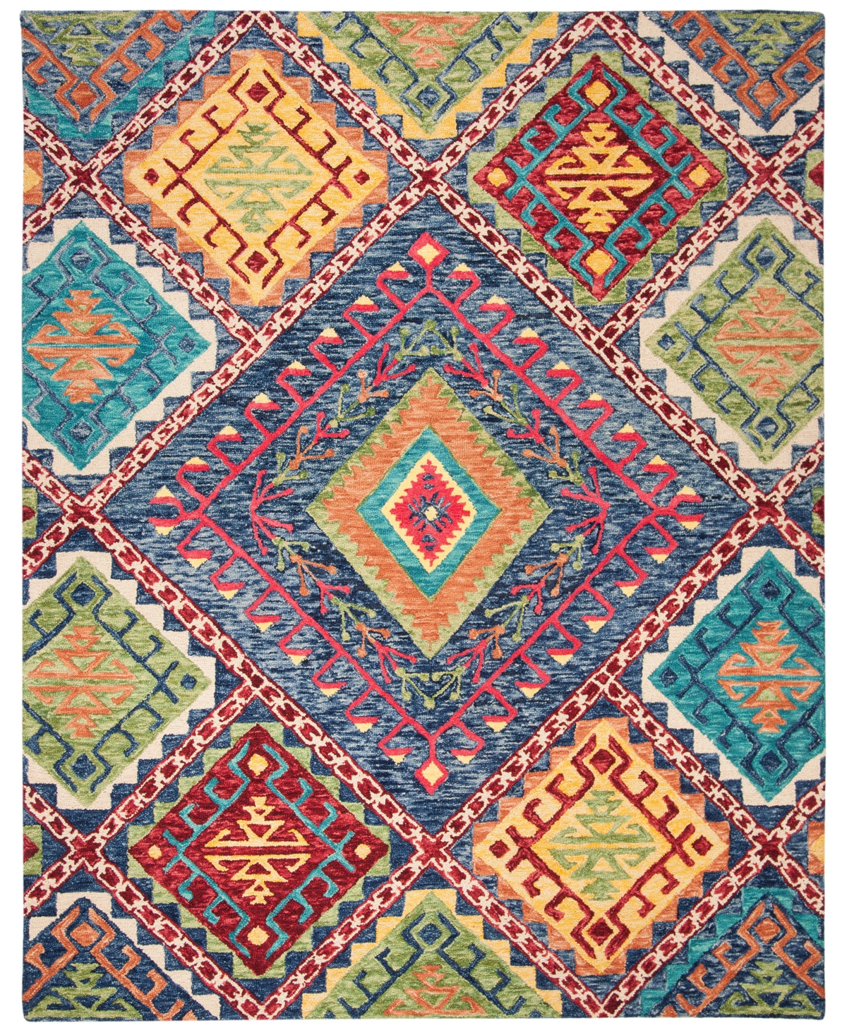 Safavieh Aurora APN516 8' x 10' Area Rug - Blue, Multi