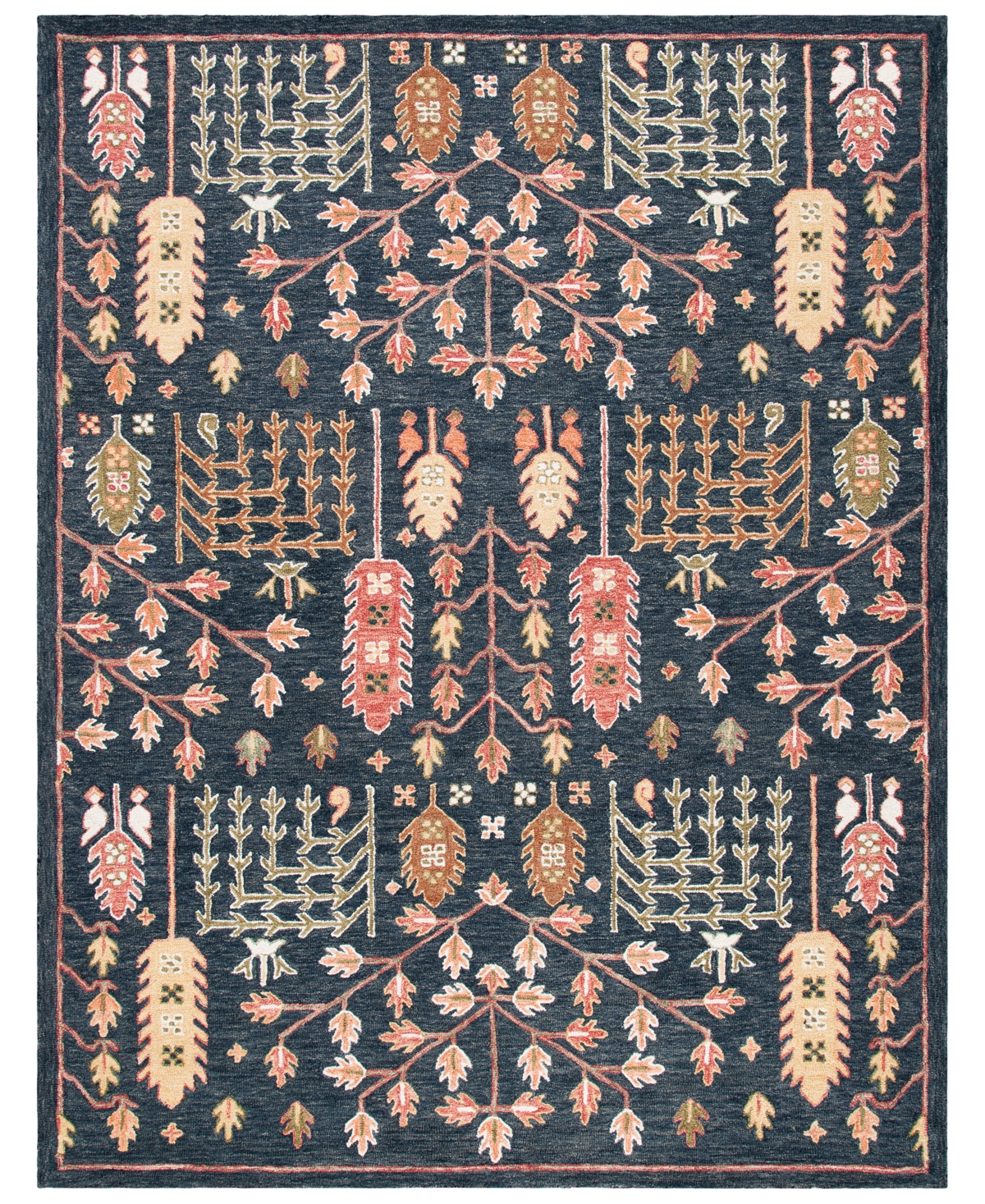 Safavieh Aurora APN522 6' x 9' Area Rug - Black, Red