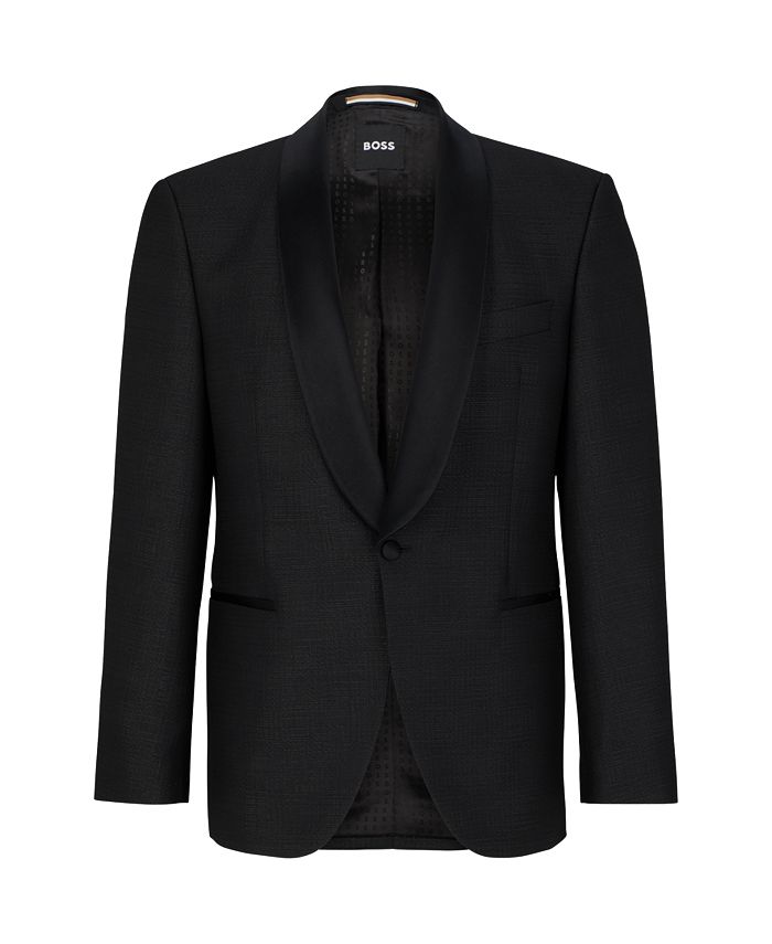 Hugo Boss Men's Checked Regular-Fit Tuxedo Jacket - Macy's