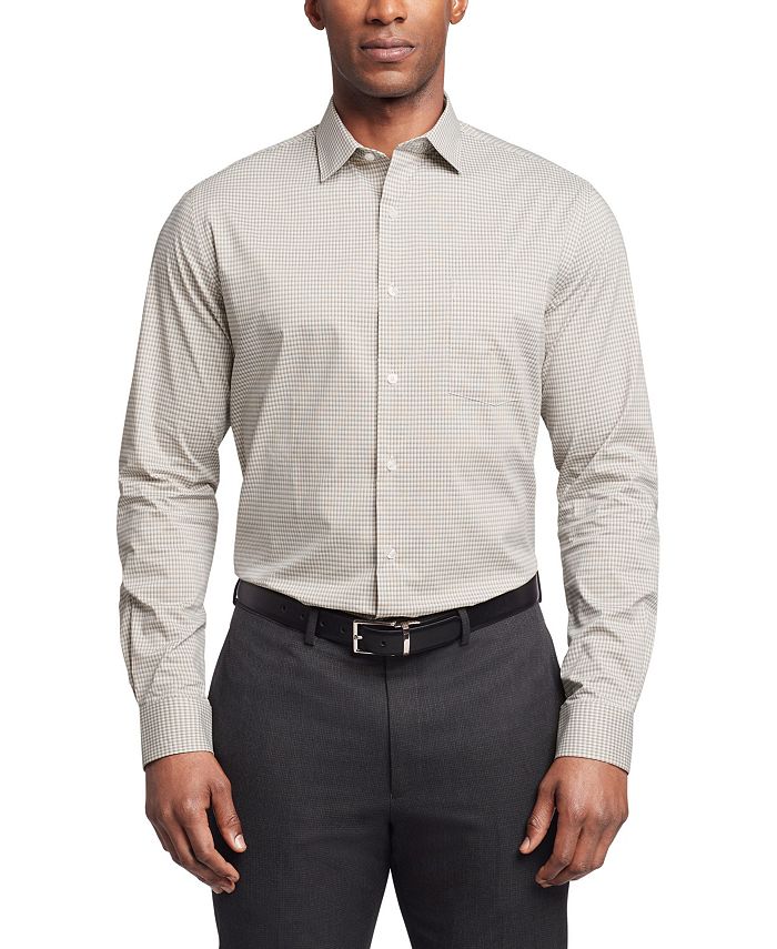 Van Heusen Men's Stain Shield Regular Fit Dress Shirt - Macy's