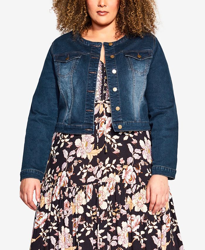 Avenue denim jacket hot sale