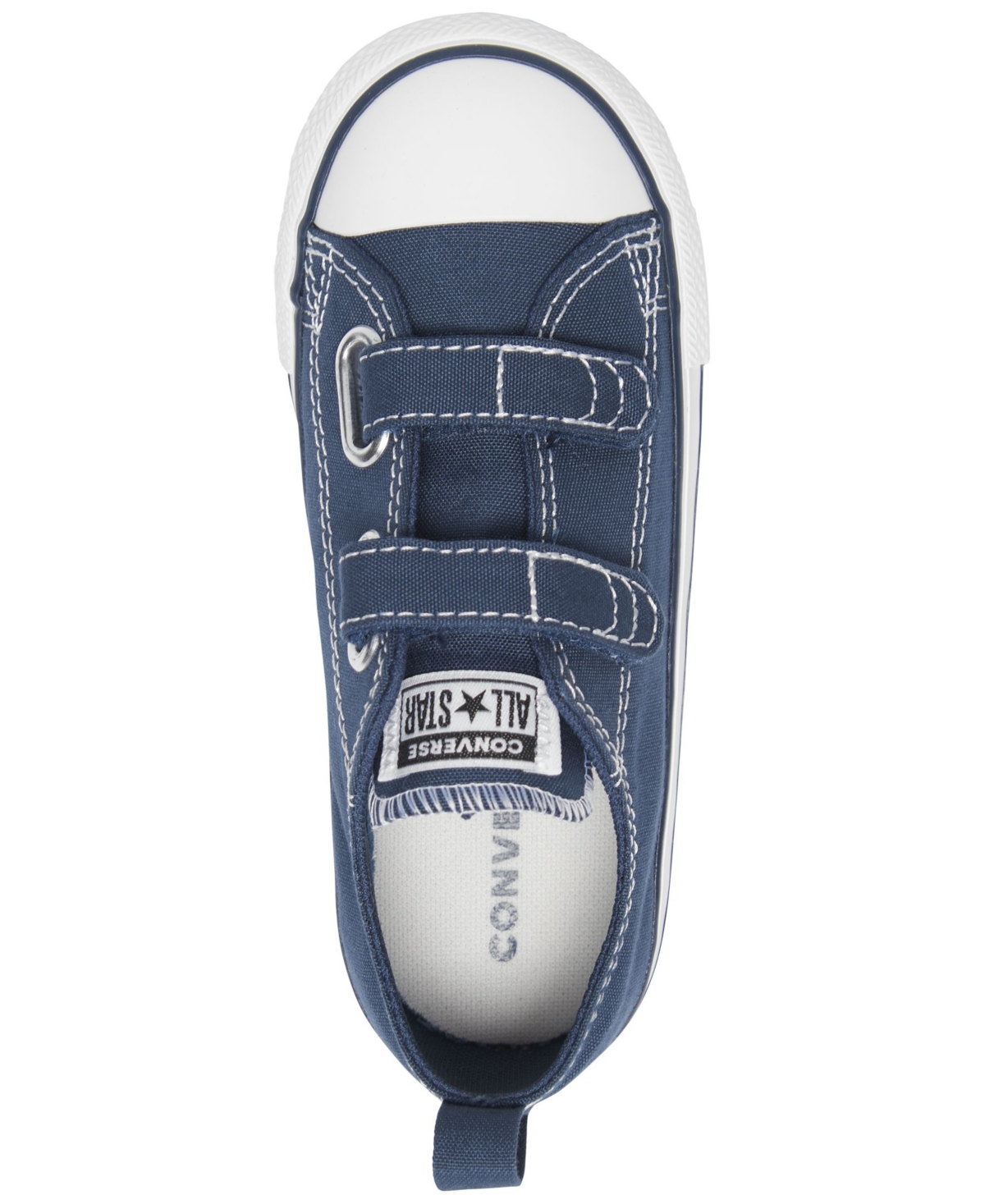 Converse Toddler Kids Chuck Taylor All Star Ox 2V Adjustable Strap Closure Casual Sneakers from Finish Line - White