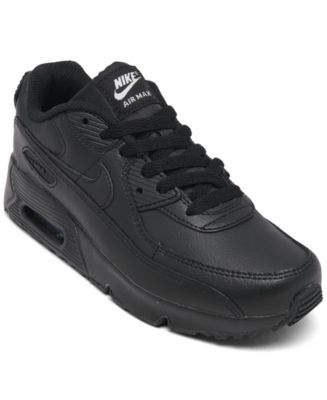 Nike Little Kids Air Max 90 Leather Running Sneakers from Finish Line ...