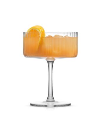 Elle Fluted Coupe Martini Glasses, Set of 2
