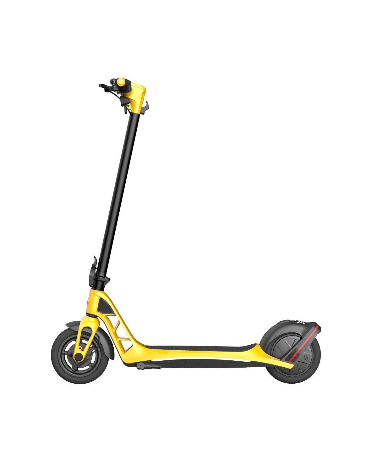 Bugatti 09 Electric Ride On Scooter In Yellow