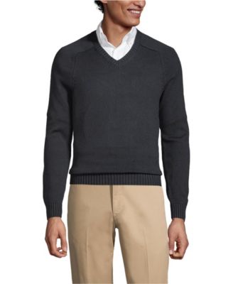 Men's Cotton Modal V-neck Sweater