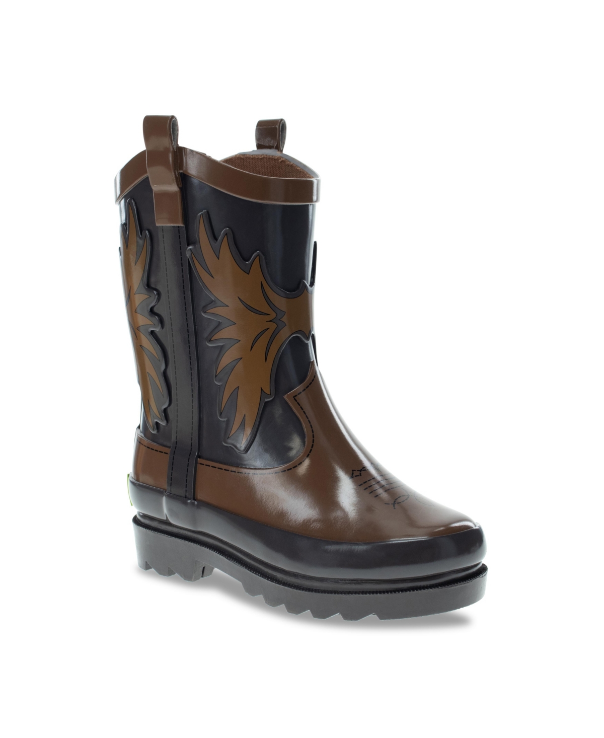 Toddler Little Boy's and Big Western Cowboy Rain Boot