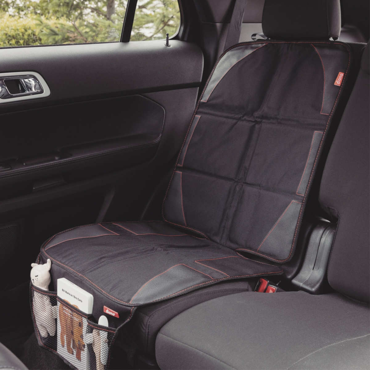 Diono Ultra Mat 2-Pack + Sun Stoppers 2-Pack, Complete Protection from Child Car Seats, Pets