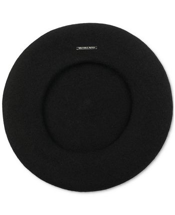 Michael Kors Women s Bar Logo Felt Beret Hat Macy s