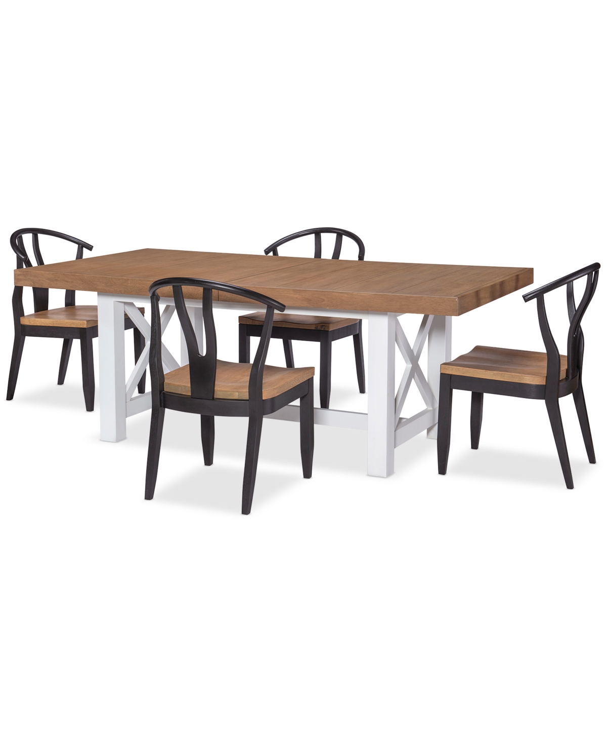 Furniture Franklin 5pc Dining Set (table + 4 Chairs)