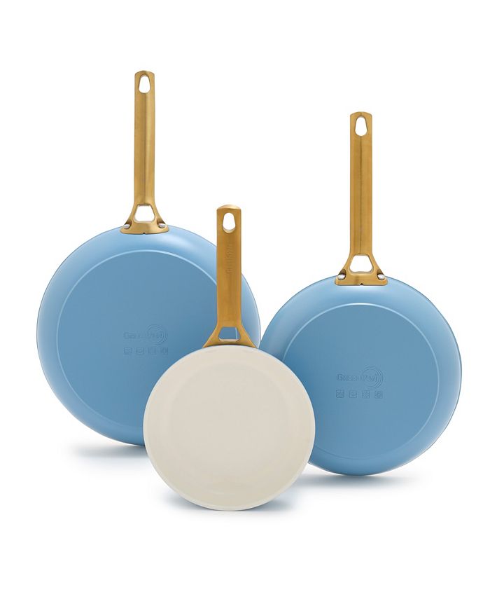 GreenPan Reserve Hard Anodized Aluminum, Stainless Steel 3 Piece