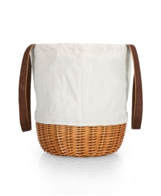 Coca-Cola Coronado Canvas and Willow Basket Tote