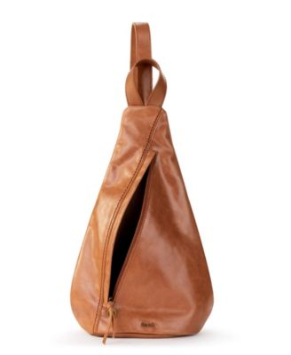 Women's Geo Sling Leather Backpack