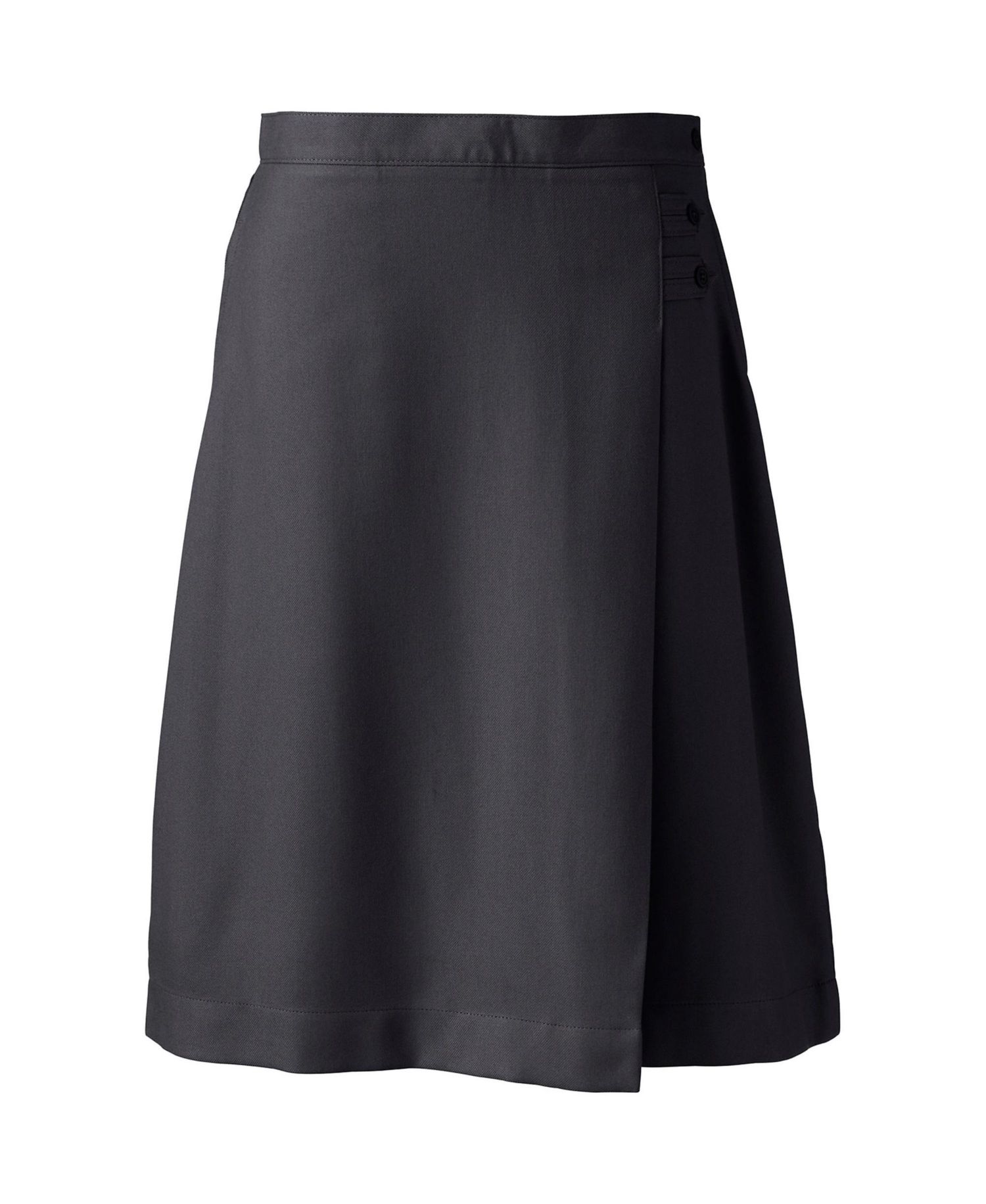 Women's Solid A-line Skirt Below the Knee